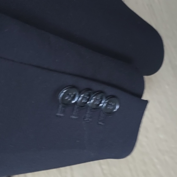 Ann Taylor The Cutaway Black Long Line Blazer 6 - Picture 7 of 8